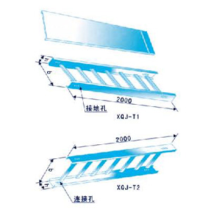 梯級式水平宜（yí）通橋架蓋（gài）--體 XQJ-T1--T2-01
