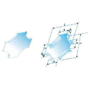 槽式水平（píng）四通蓋--體（tǐ） XQJ-C-04A.
